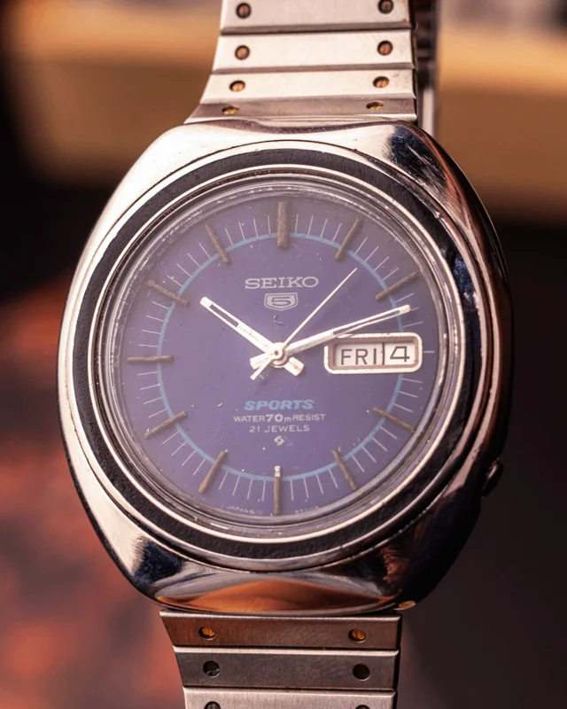 Seiko 5 Sports Blue Dial  [39mm] Automatic