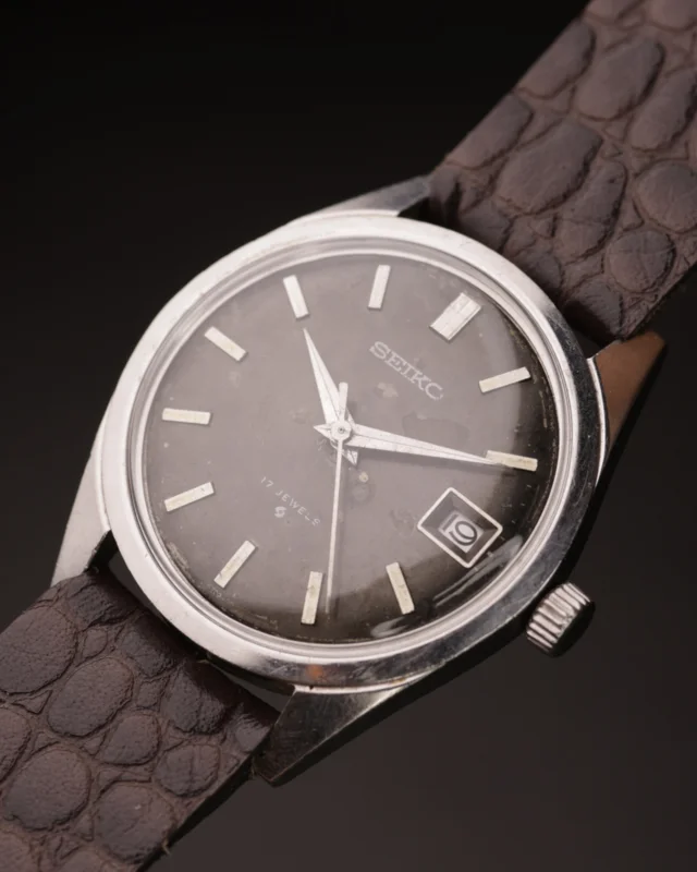 Seiko 6602-8050 Vintage Watch | 17 Jewels | Japan Made | Classic Black Dial | 1960s