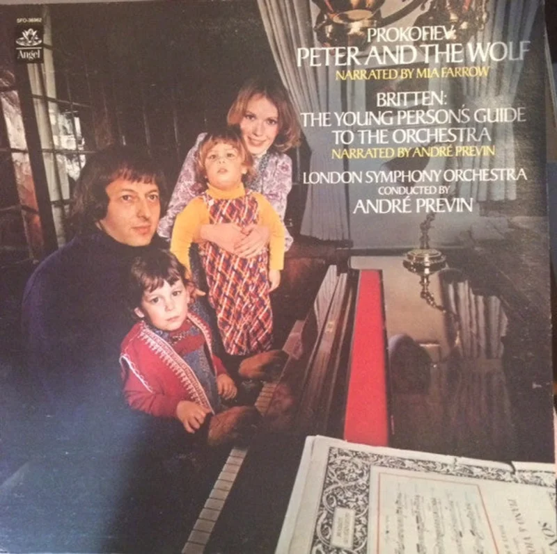 Sergei Prokofiev, Mia Farrow, Benjamin Britten, Andr Previn, London Symphony Orchestra - Peter And The Wolf / The Young Person's Guide To The Orchestra