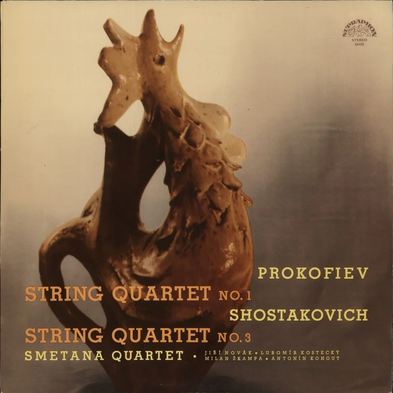 Sergei Prokofiev Prokofiev: String Quartet No. 1 / Shostakovich: String Quartet No. 3 Czech Vinyl LP