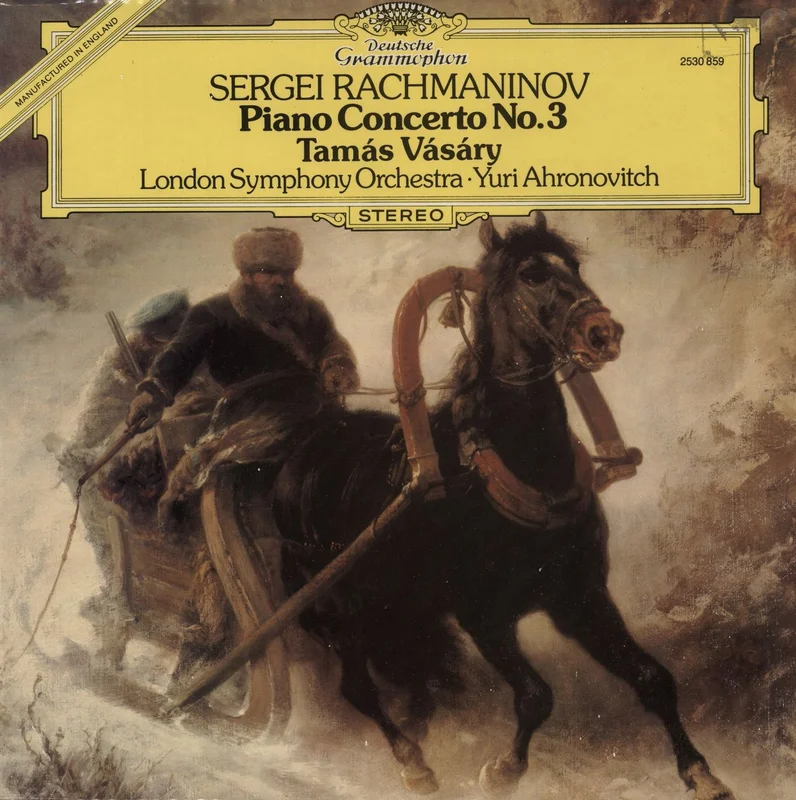Sergei Rachmaninov Piano Concerto No. 3 UK Vinyl LP