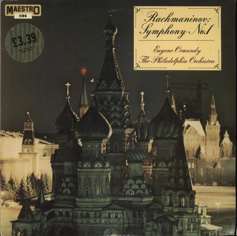 Sergei Rachmaninov Rachmaninov: Symphony No. 1 In D Minor, Op. 13 UK Vinyl LP