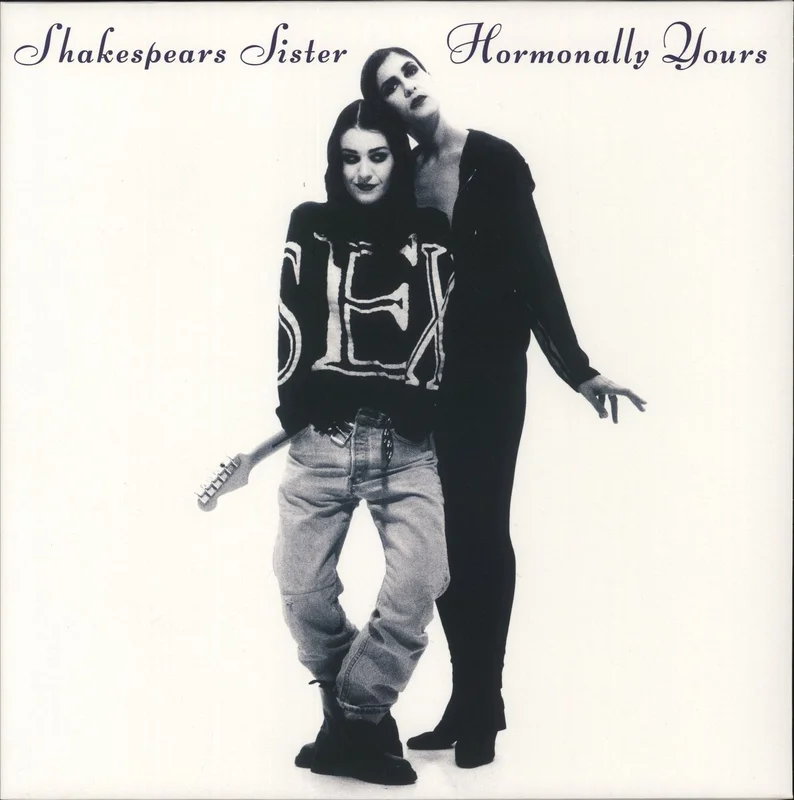 Shakespear's Sister Hormonally Yours - Transparent Blue Vinyl UK Vinyl LP