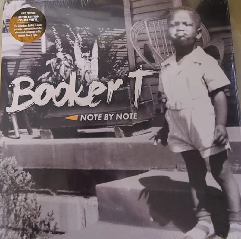 SIGNED Booker T. Jones - Note By Note Orange Vinyl