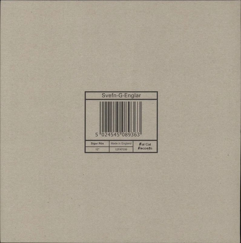 Sigur Ros Svefn-G-Englar UK 12" vinyl