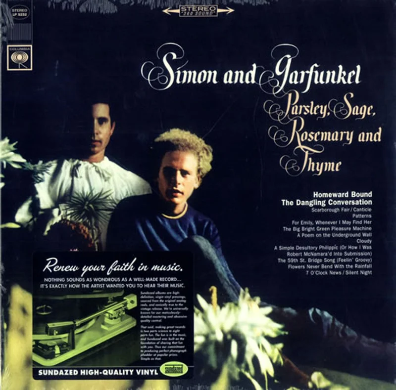 Simon & Garfunkel Parsley, Sage, Rosemary And Thyme US Vinyl LP
