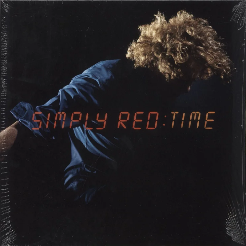 Simply Red Time - Red Vinyl + Autographed Print UK Vinyl LP