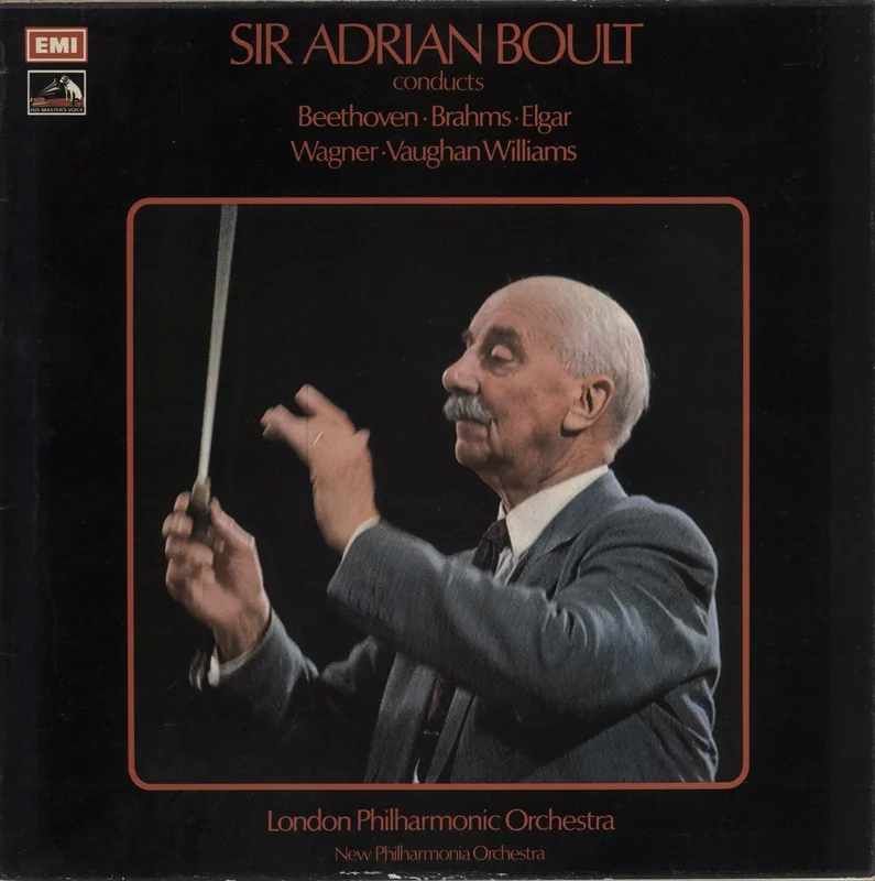 Sir Adrian Boult Sir Adrian Boult Conducts Beethoven - Brahms - Elgar - Wagner - Vaughan Williams UK Vinyl LP