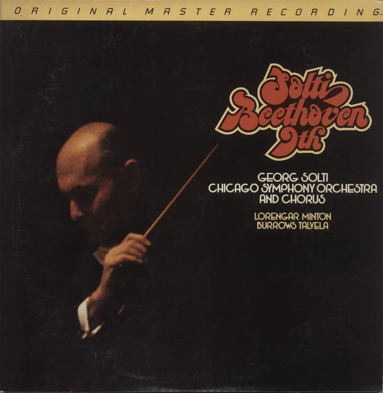 Sir Georg Solti Beethoven: Symphony No. 9 Op. 125 US 2-LP vinyl set