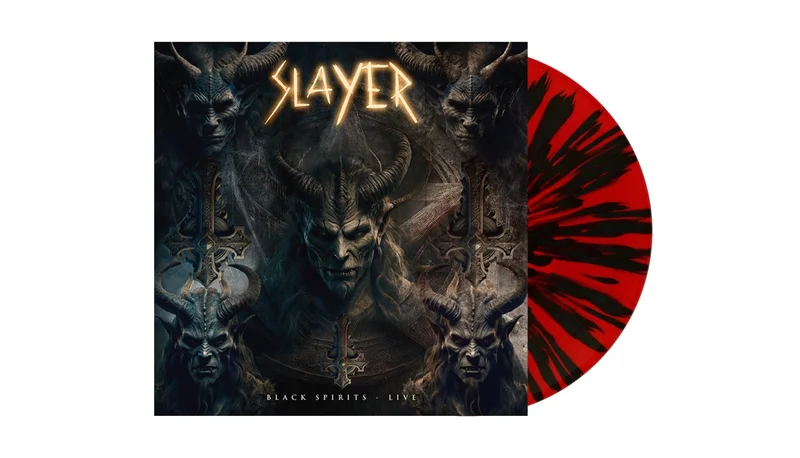 SLAYER Black Spirits - Live (Red W/ Black Splatter Vinyl)