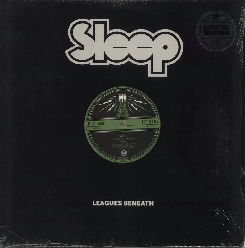 Sleep Leagues Beneath - Deep Blue with Green Vinyl US 12" vinyl