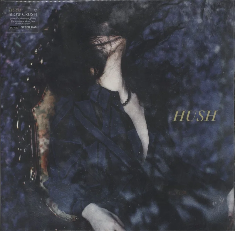 Slow Crush Hush - Clear With Orchid & Canary Yellow Splatter Vinyl UK Vinyl LP