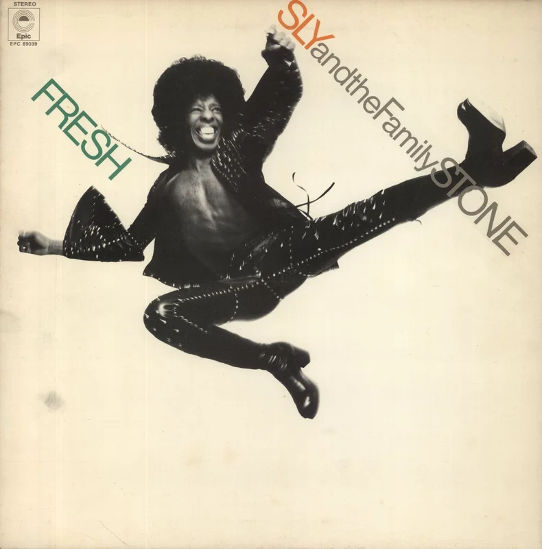 Sly & The Family Stone Fresh - 1st - EX UK Vinyl LP
