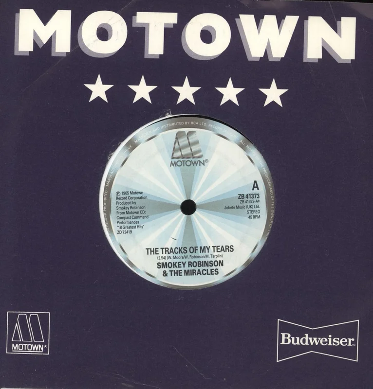Smokey Robinson & The Miracles The Tracks Of My Tears UK 7" vinyl