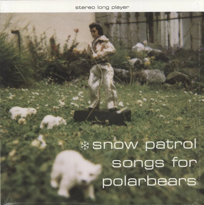 Snow Patrol Songs For Polarbears - Snow Flake White Splatter Vinyl + Art Print UK Vinyl LP