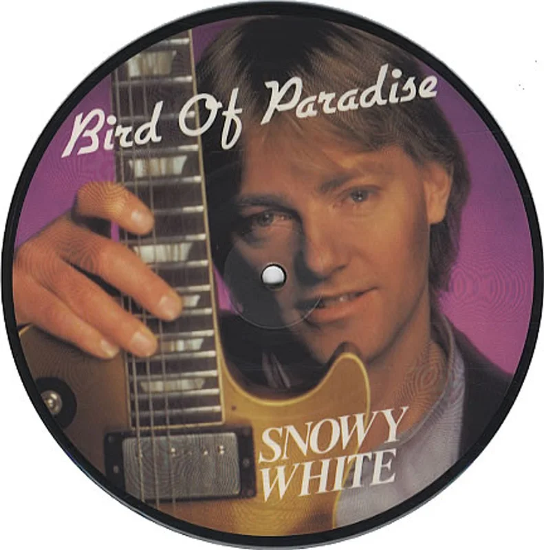 Snowy White Bird Of Paradise UK 7" picture disc