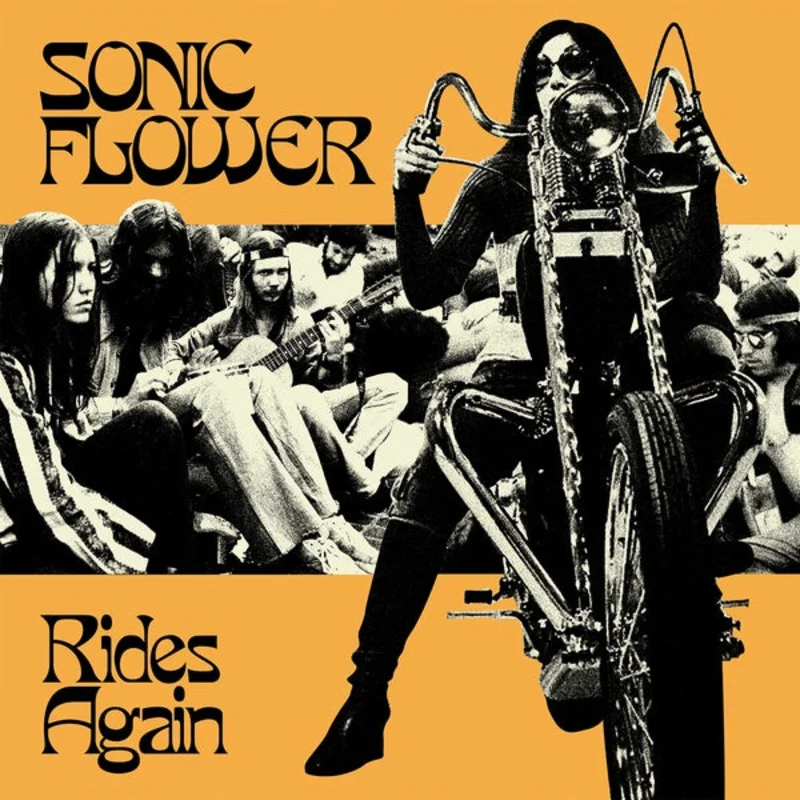 SONIC FLOWER Rides Again (Cornetto Yellow With Black Stripes Vinyl)