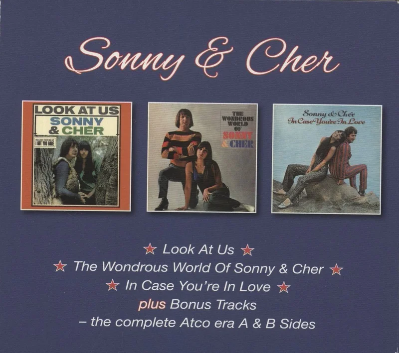 Sonny & Cher Look At Us - The Wondrous World Of - In Case You're In Love UK 3-CD set