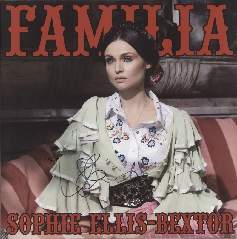 Sophie Ellis Bextor Familia - Autographed + Signed Art Print UK Vinyl LP