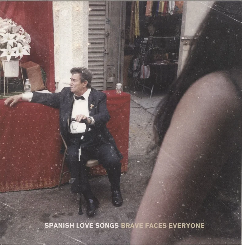 Spanish Love Songs Brave Faces Everyone - Red, White & Black Twist Vinyl UK Vinyl LP