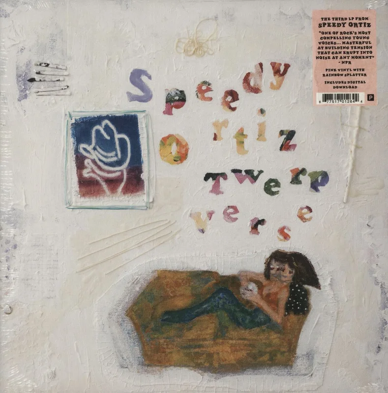 Speedy Ortiz Twerp Verse - Pink With Rainbow Splatter Vinyl + 7" - Sealed US Vinyl LP