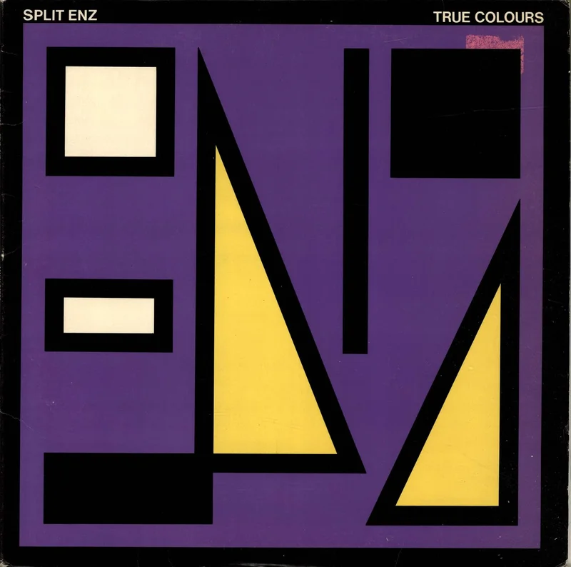 Split Enz True Colours - Laser Etched - Purple p/s - EX UK Vinyl LP