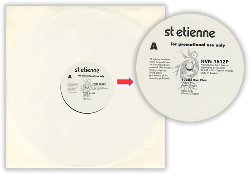 St Etienne Join Our Club UK Promo 12" vinyl