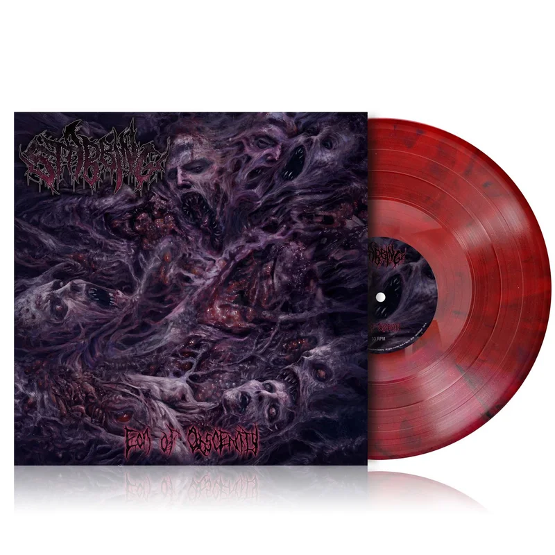 Stabbing Eon Of Obscenity - Red & Black Marbled Vinyl - Sealed UK Vinyl LP