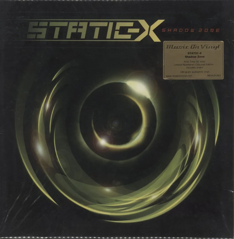 Static-X Shadow Zone - 180gm Green & Yellow Vinyl UK Vinyl LP