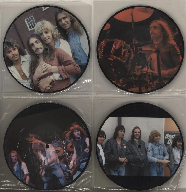 Status Quo An Interview Spread Over 4 Records UK 7" picture disc