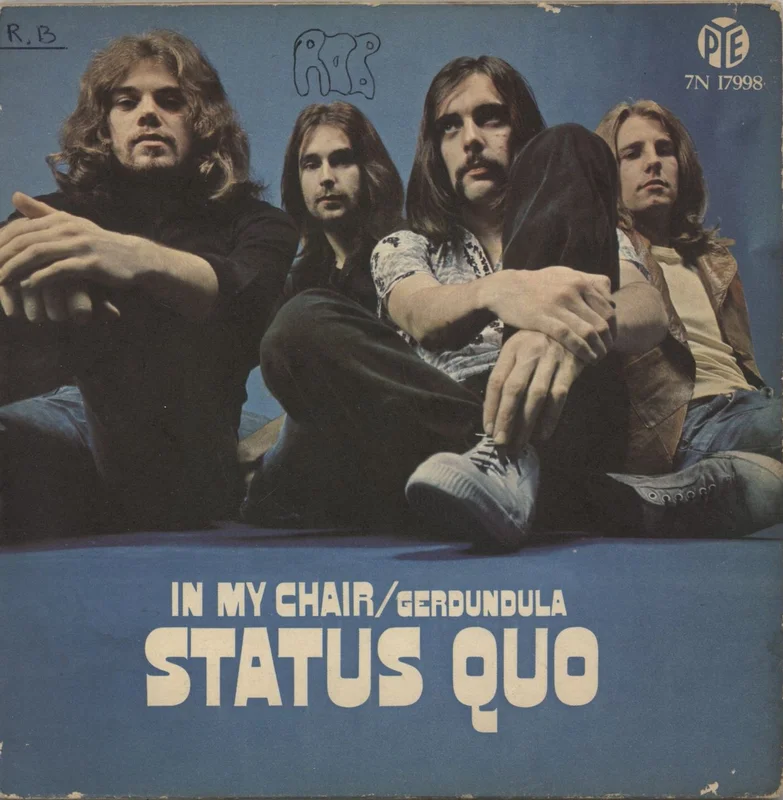 Status Quo In My Chair - P/S - VG UK 7" vinyl