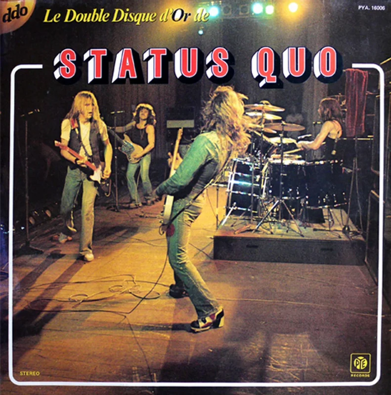 Status Quo Le Double Disque D'or - Pye Logo French 2-LP vinyl set