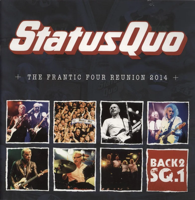 Status Quo The Frantic Four Reunion 2014 - Back 2 SQ.1 UK Tour programme