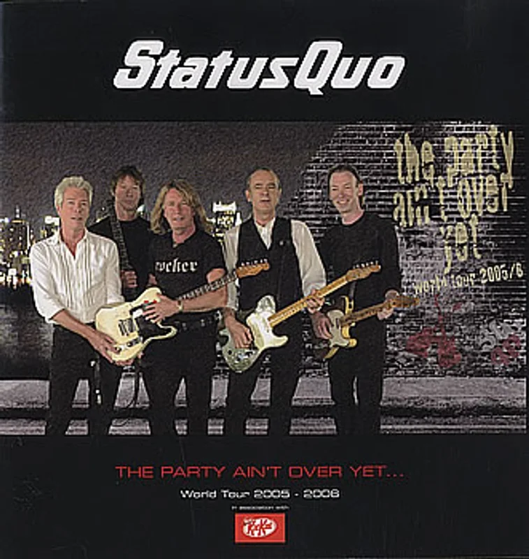 Status Quo The Party Ain't Over Yet... UK Tour programme