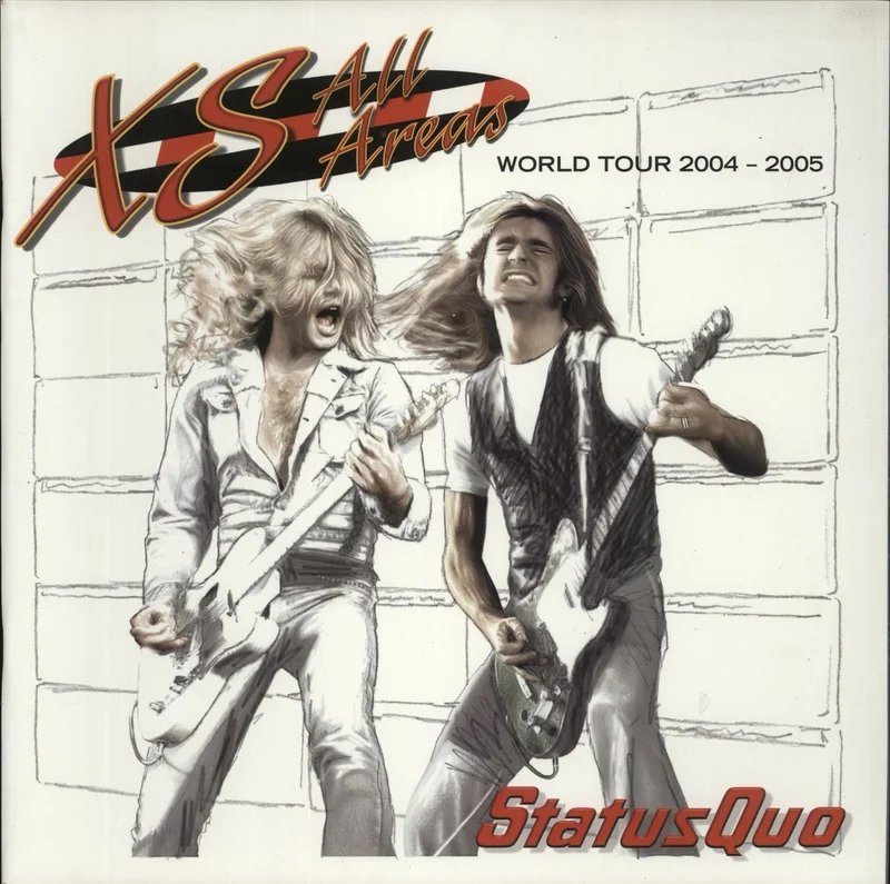 Status Quo XS All Areas UK Tour programme