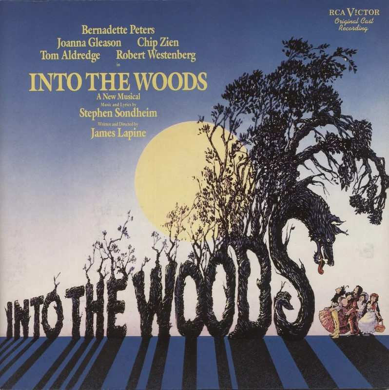 Stephen Sondheim Into The Woods + Programme German Vinyl LP