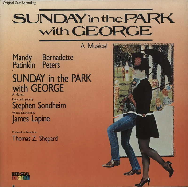 Stephen Sondheim Sunday In The Park With George German Vinyl LP