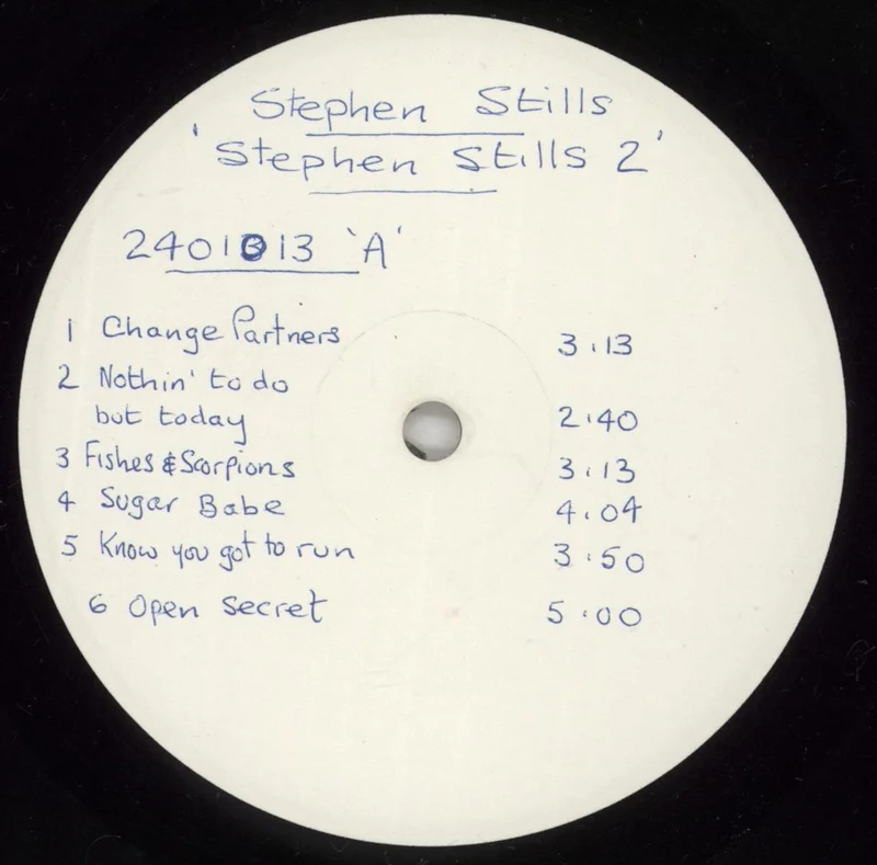 Stephen Stills Stephen Stills 2 - Test Pressing UK Vinyl LP