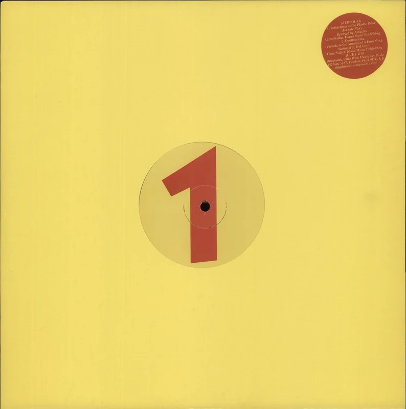 Stereolab Refractions In The Plastic Pulse UK 12" vinyl