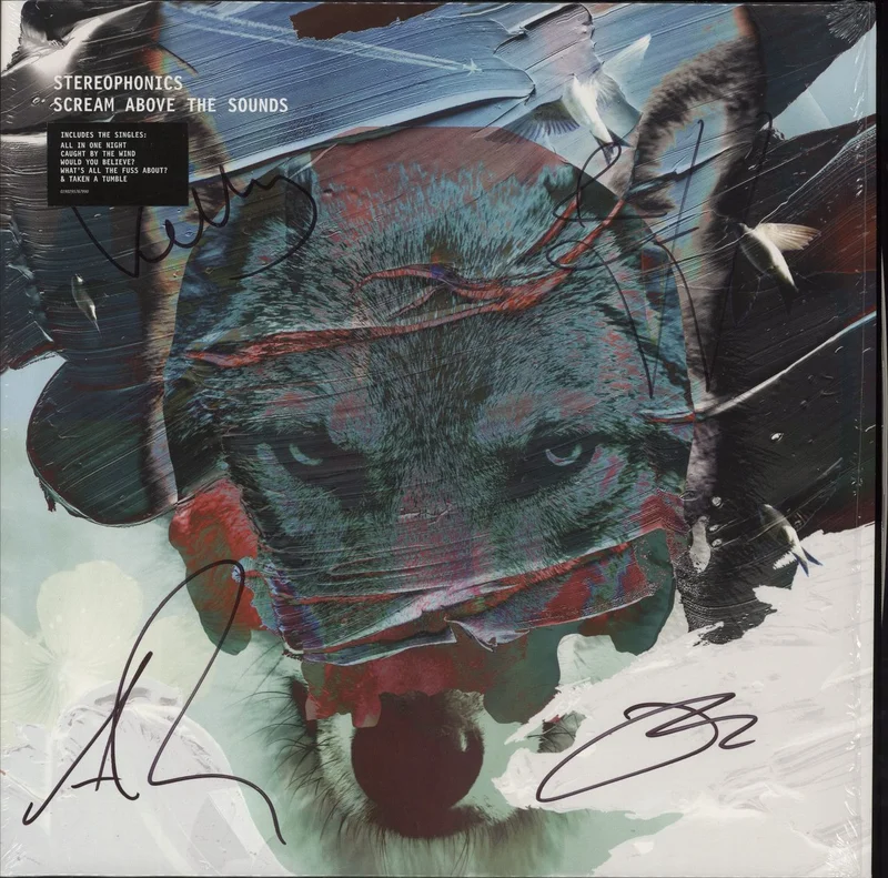 Stereophonics Scream Above The Sounds - Autographed UK Vinyl LP
