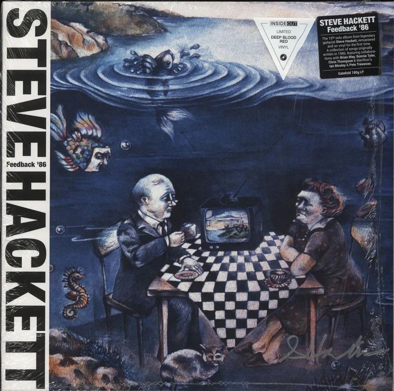 Steve Hackett Feedback '86 - Remastered 180 Gram Blood Red Vinyl UK Vinyl LP