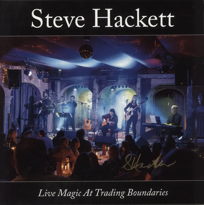Steve Hackett Live Magic At Trading Boundaries - 180 Gram Purple Vinyl - Autographed UK 2-LP vinyl set