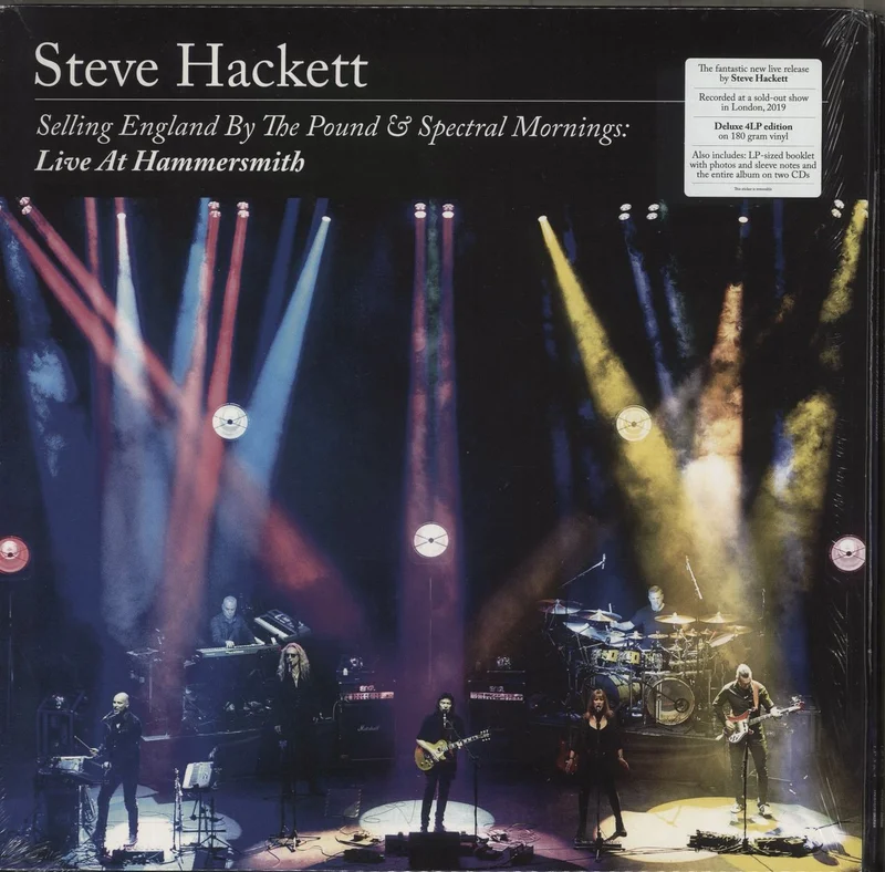 Steve Hackett Selling England By The Pound & Spectral Mornings: Live At Hammersmith UK 4-LP vinyl set