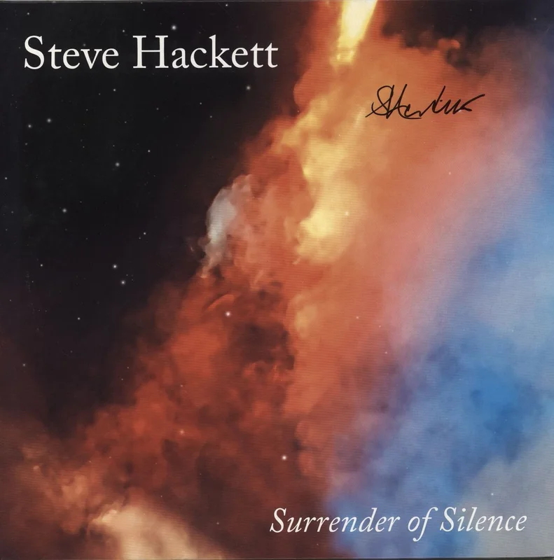 Steve Hackett Surrender Of Silence - 180 Gram Red & Black Vinyl + CD - Autographed UK 2-LP vinyl set