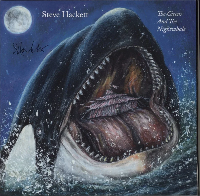 Steve Hackett The Circus And The Nightwhale - Splatter 180 Gram Vinyl - Autographed - EX UK Vinyl LP