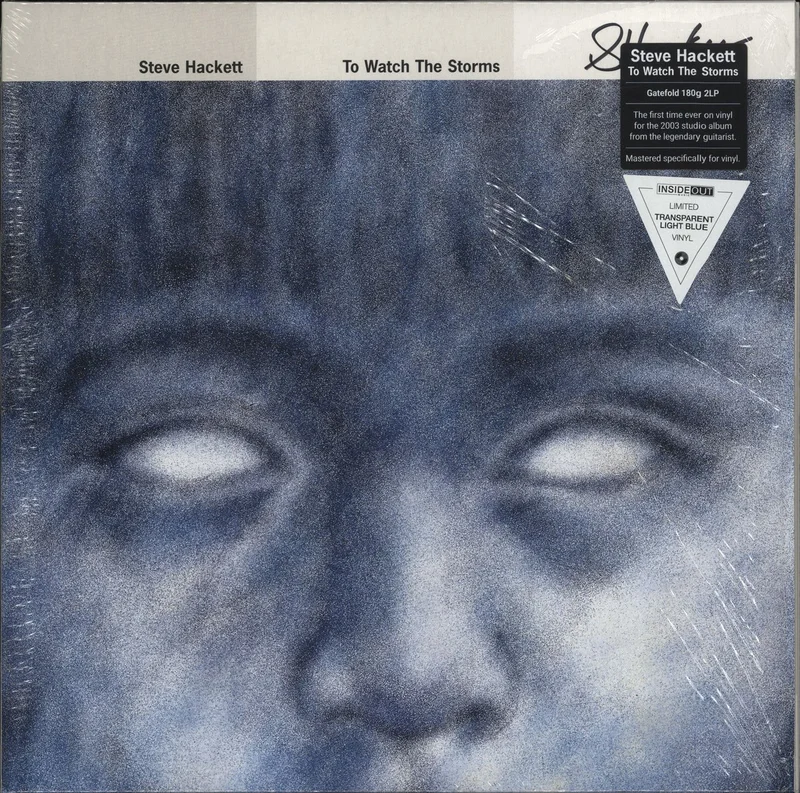 Steve Hackett To Watch The Storms - 180 Gram Blue Vinyl - Autographed UK 2-LP vinyl set