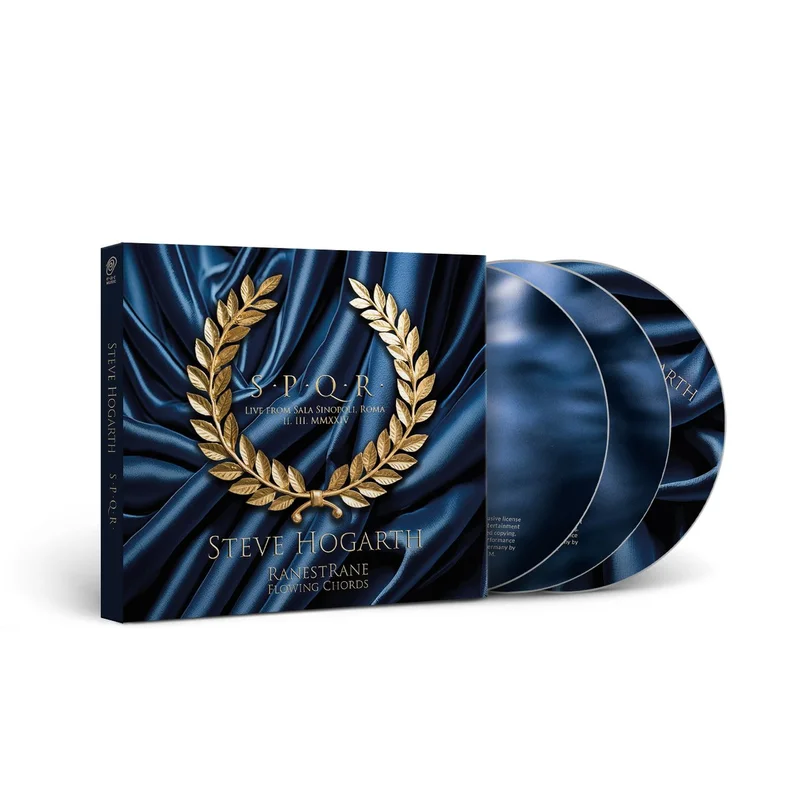 Steve Hogarth S.P.Q.R. Live From Sala Sinopoli, Roma - 2CD+Blu-Ray Disc - Digipak - Sealed UK 2-CD album set