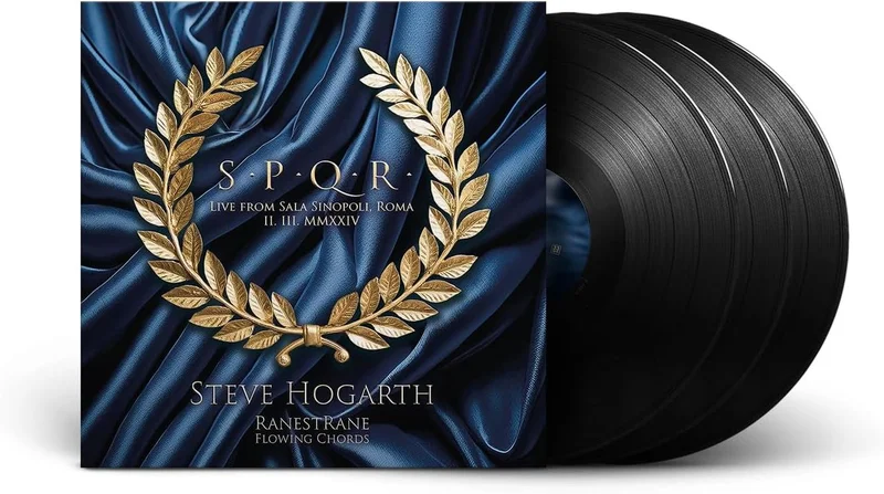 Steve Hogarth S.P.Q.R. Live from Sala Sinopoli, Roma - Black Vinyl - Sealed UK 3-LP vinyl set