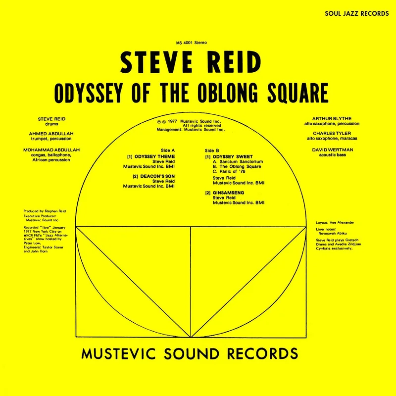 Steve Reid Odyssey of the Oblong Square (GOLD VINYL)