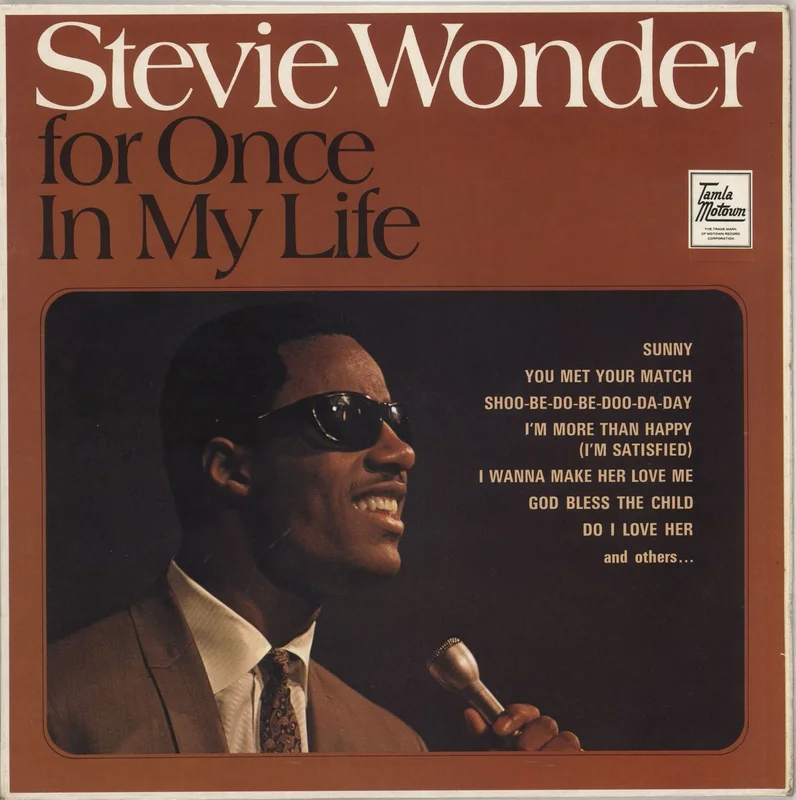 Stevie Wonder For Once In My Life UK Vinyl LP